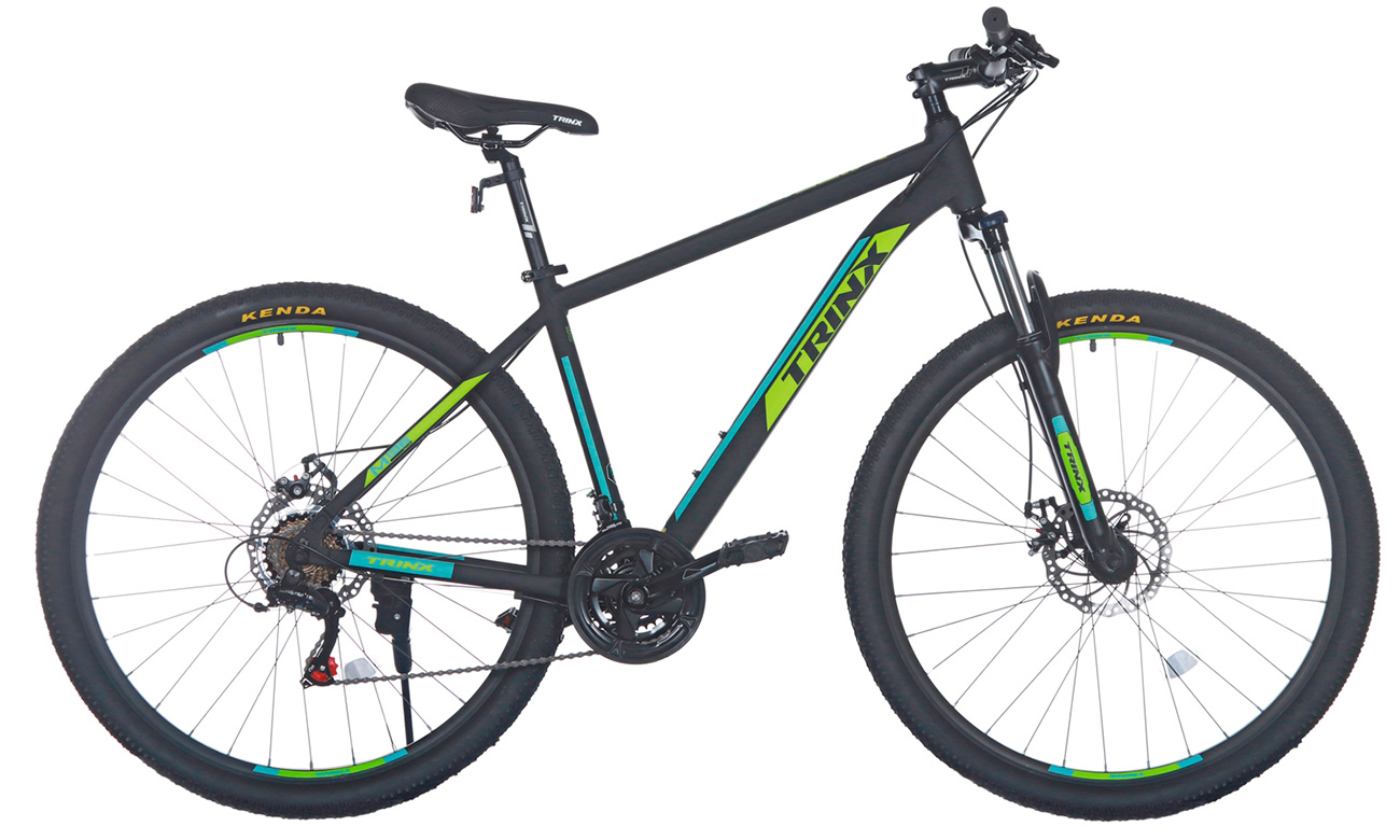 Фотография Велосипед Trinx M136 Pro 29" (2019) 2019 Черно-зеленый